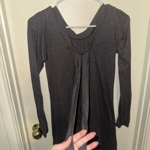 Gray Long Sleeve Dress with Tie Back | Worn Once | Small | Sexy